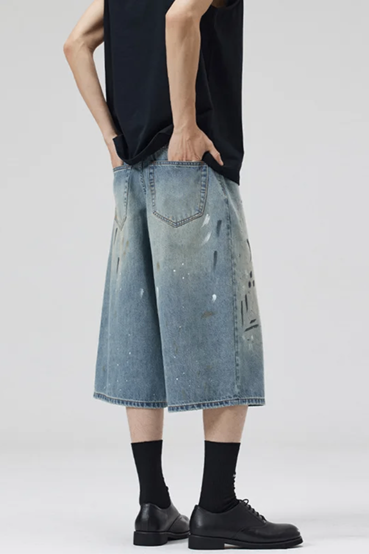 SPLASHED SHORTS