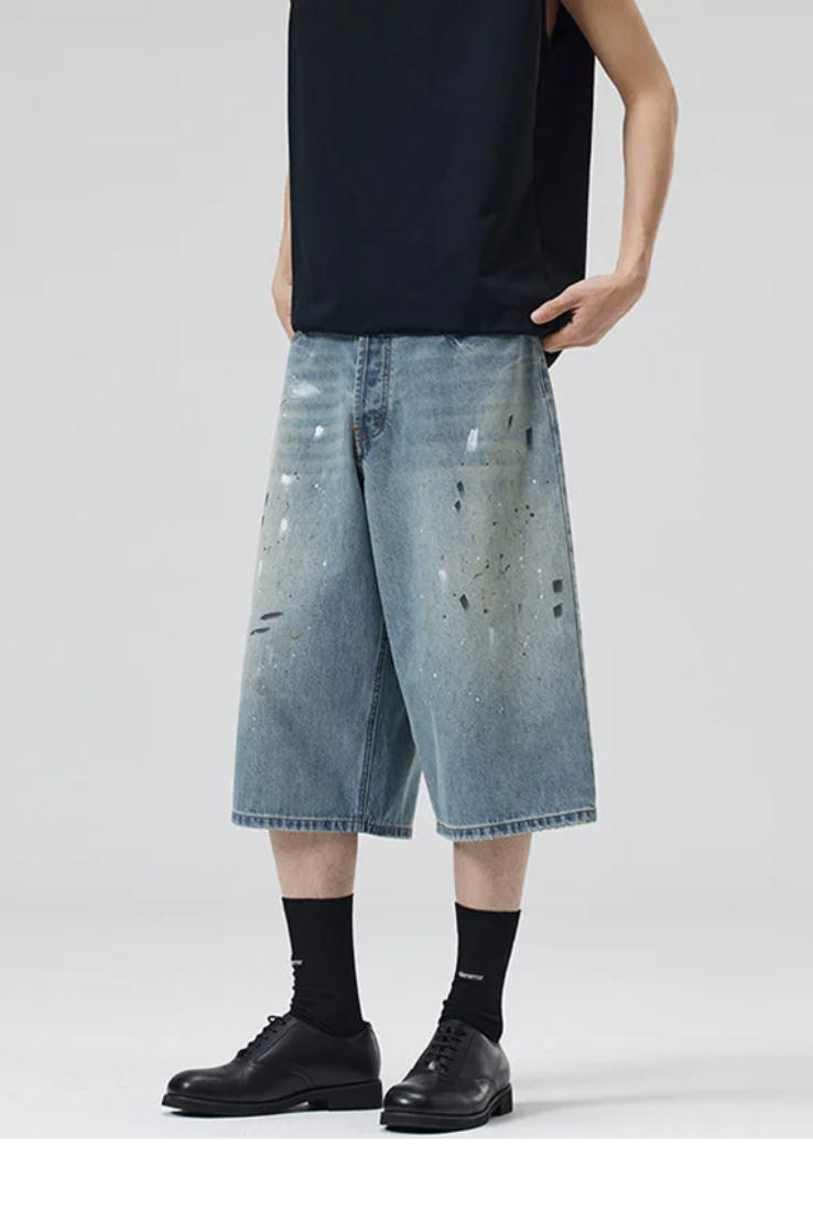 SPLASHED SHORTS